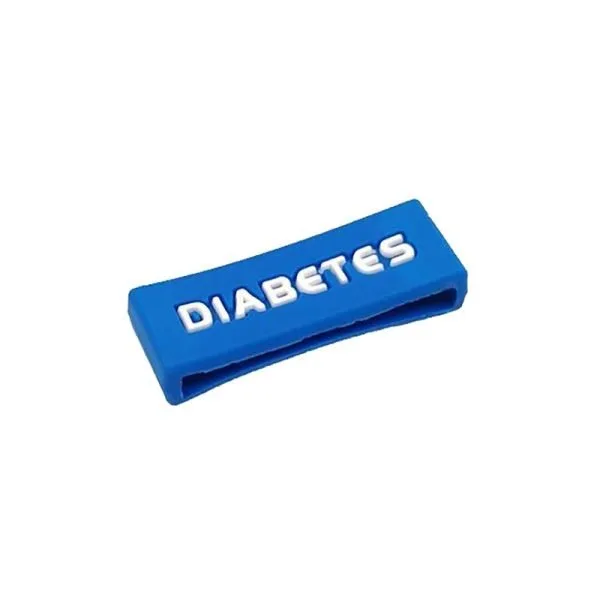 Žymeklis ant laikrodžio apyrankės, Diabetes Blue | DIASIDE.COM