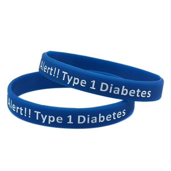 Cukrinio diabeto apyrankė, Type 1 Diabetes, Blue | DIASIDE.COM