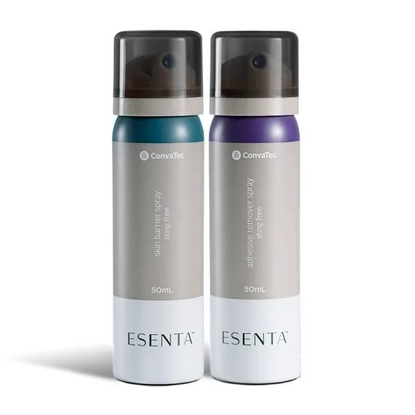 Medicininių klijų valiklis, apsauginis odos purškalas, Esenta Adhesive Remover, Esenta Skin Barrier (50ml) | DIASIDE.COM
