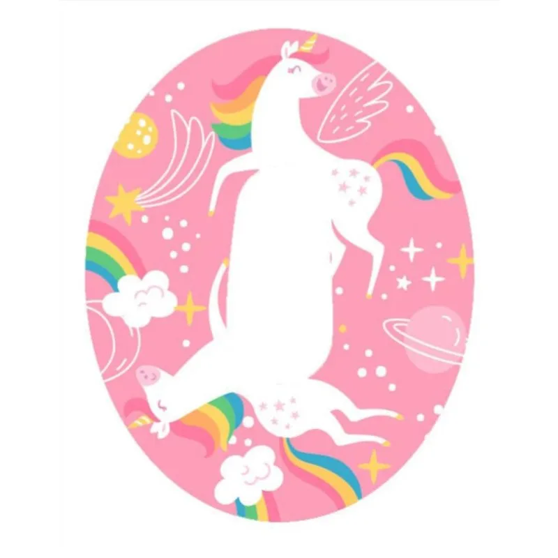 Apsauginis pleistras Dexcom sensoriui, su įpjova, Sugarcubes Unicorn | DIASIDE.COM